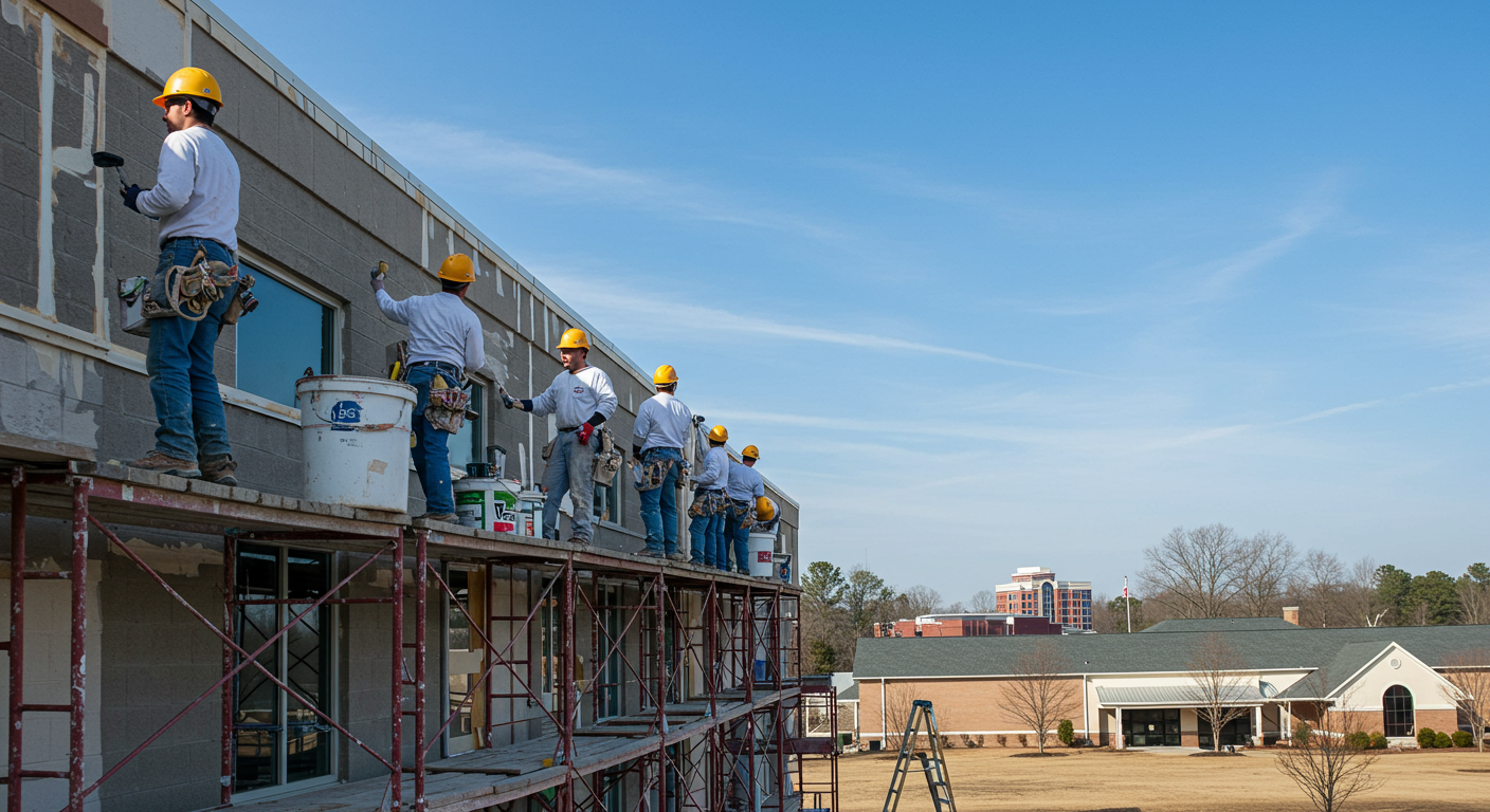 Professional Painter Exterior House Huntersville NC